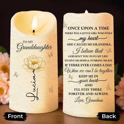 To My Granddaughter, Once Upon A Time, Flower And Butterfly