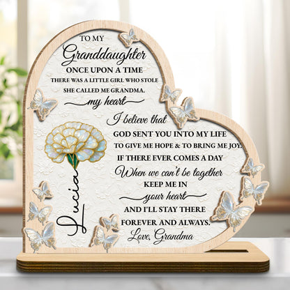 To My Granddaughter, Once Upon A Time, Butterfly And Flower