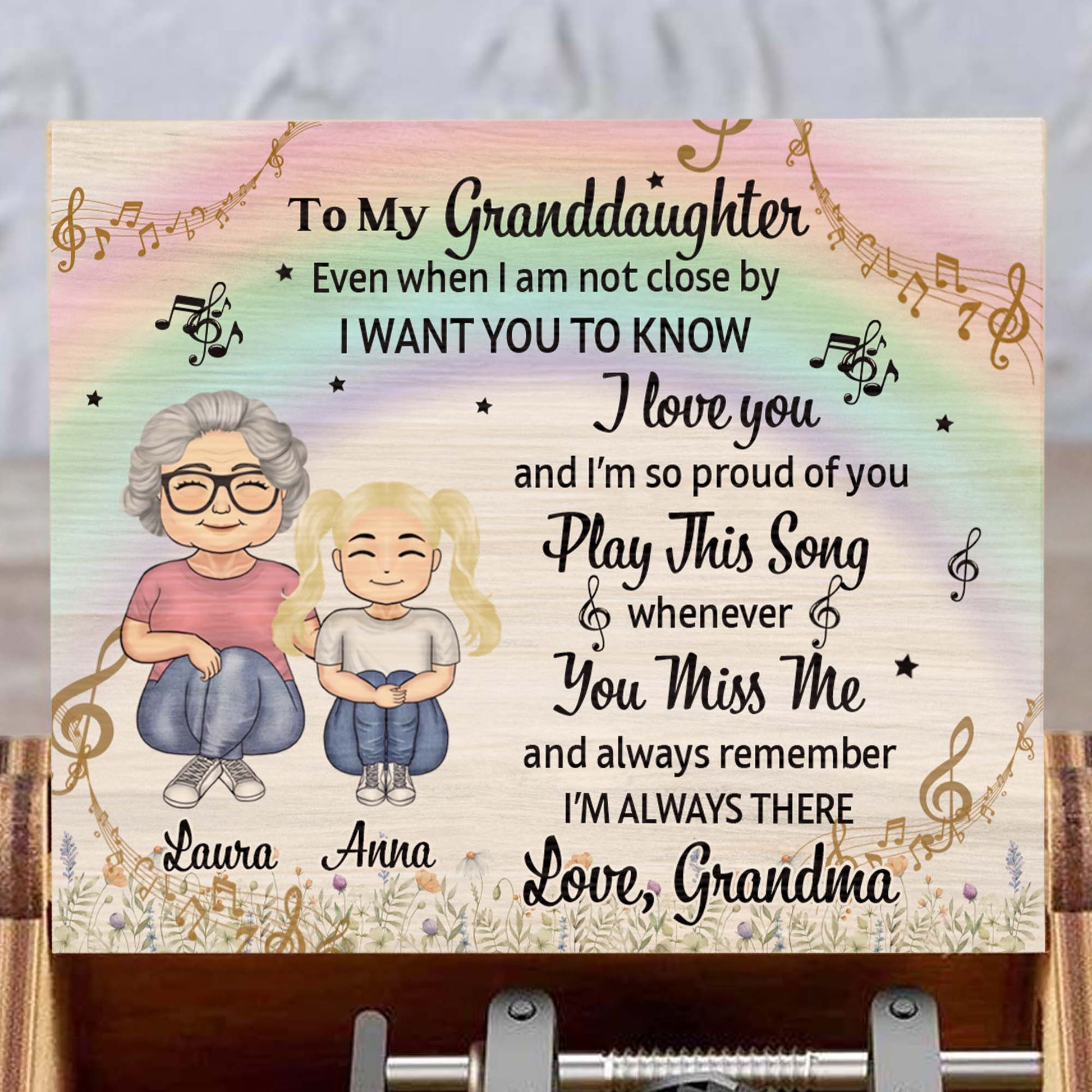 To My Granddaughter Always Remember I Love You