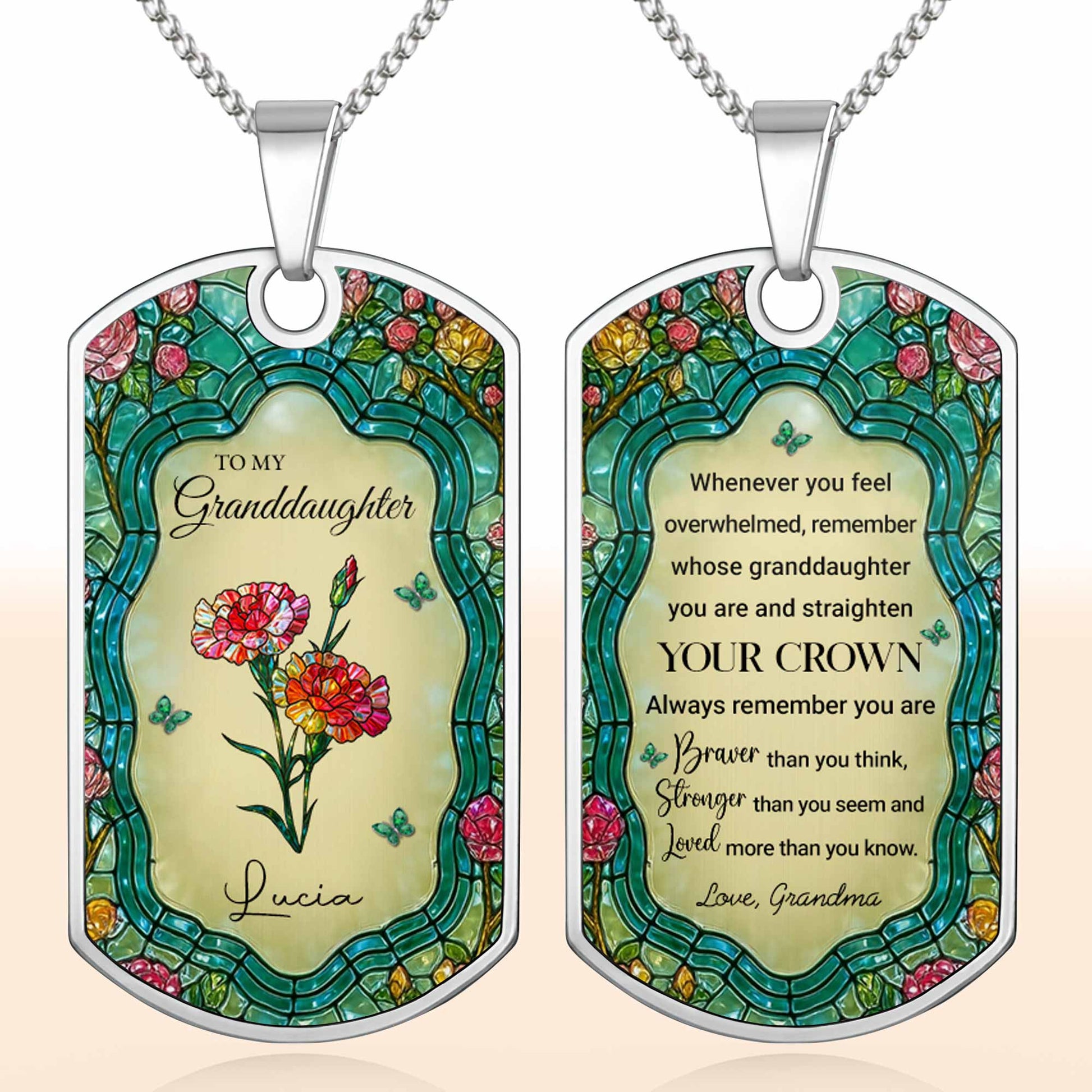 To My Granddaughter, Straighten Your Crown With Flowers