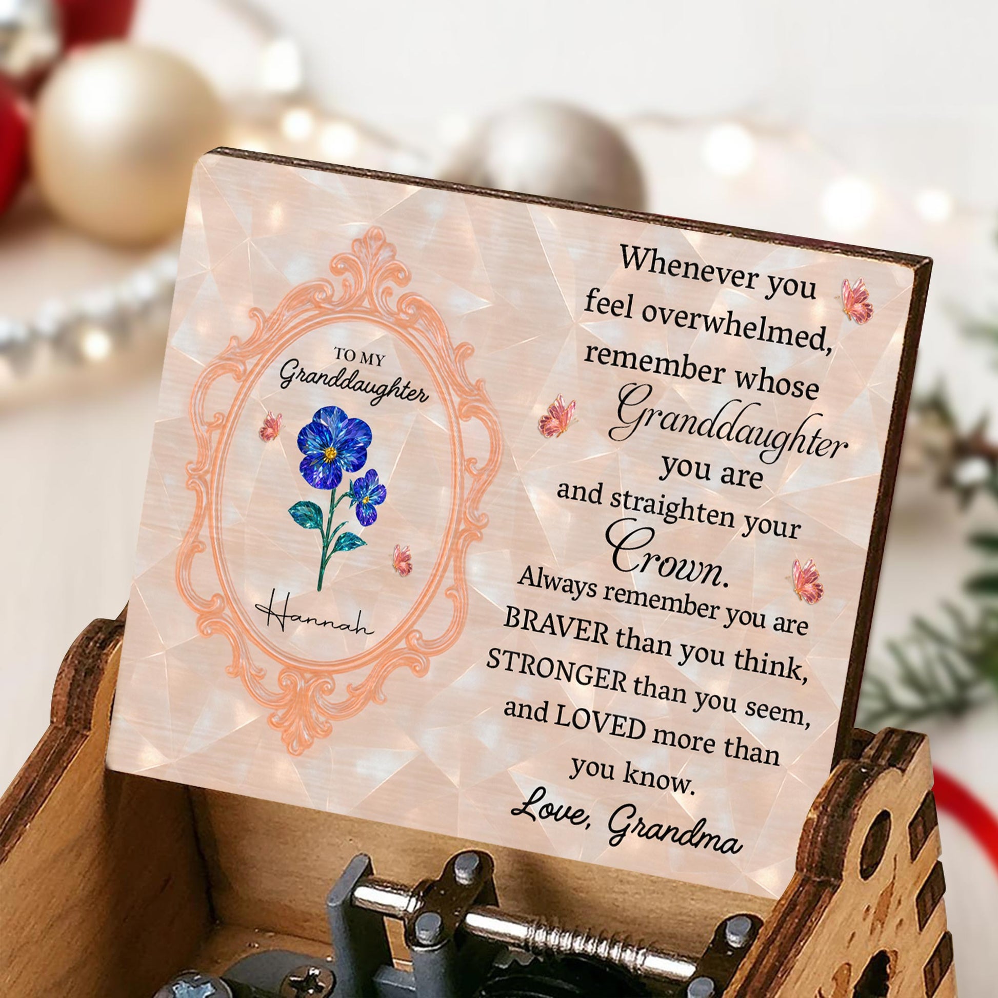 Whenever You Feel Overwhelmed, Remember Whose Granddaughter You Are