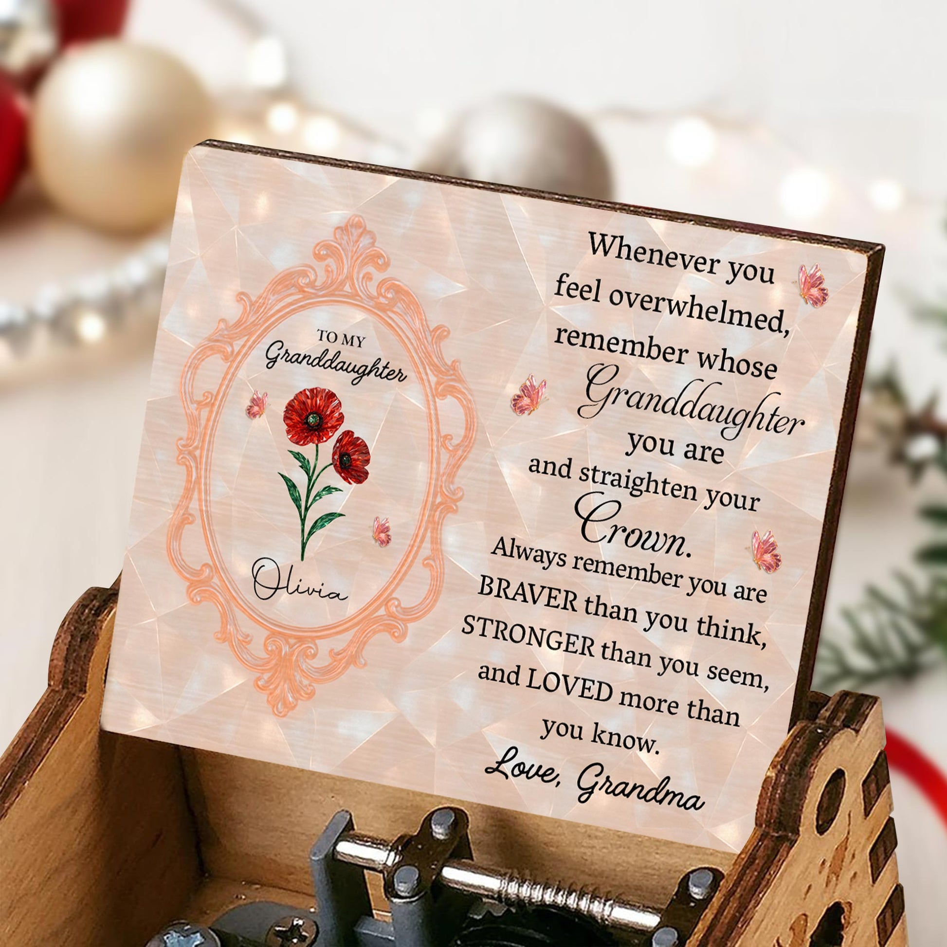Whenever You Feel Overwhelmed, Remember Whose Granddaughter You Are