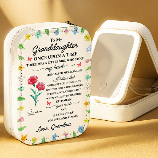 To My Granddaughter Once Upon A Time Flowers And Butterflies