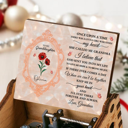 To My Granddaughter, Once Upon A Time, Floral Accents