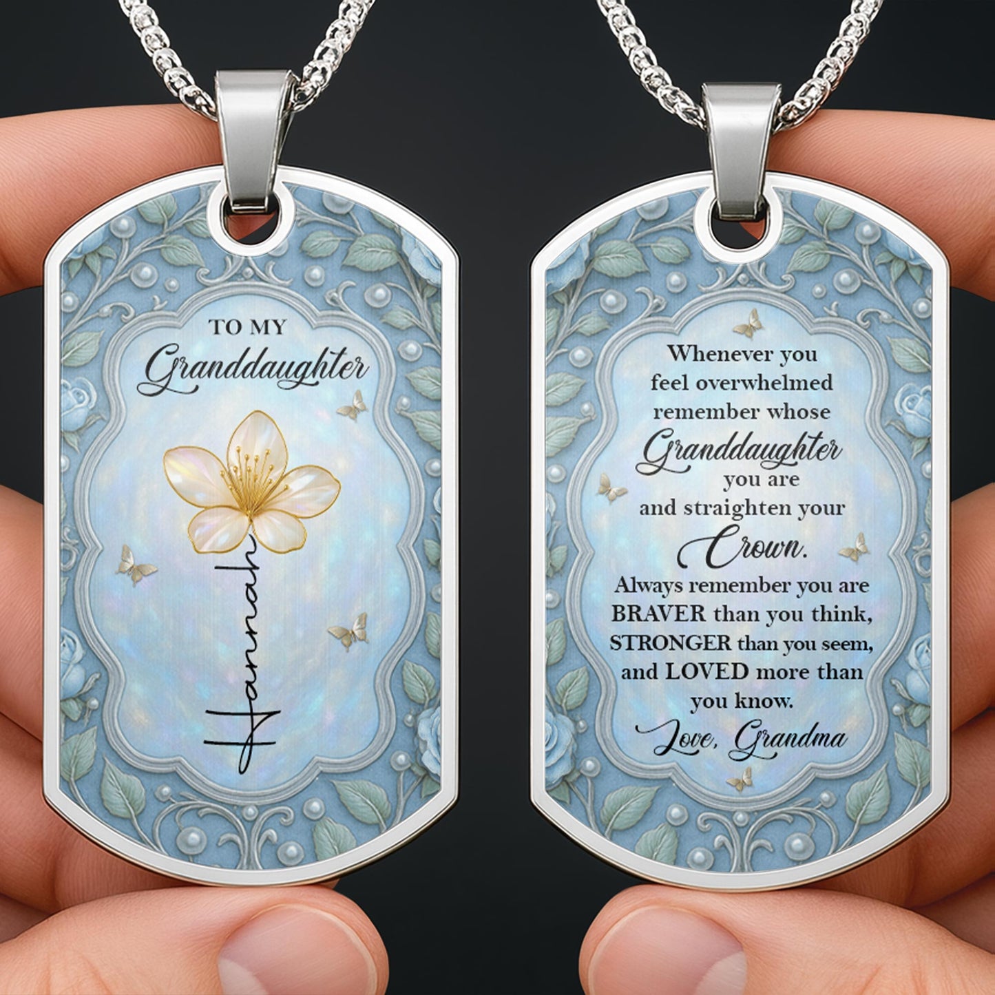 To My Granddaughter, Remember Whose Granddaughter You Are