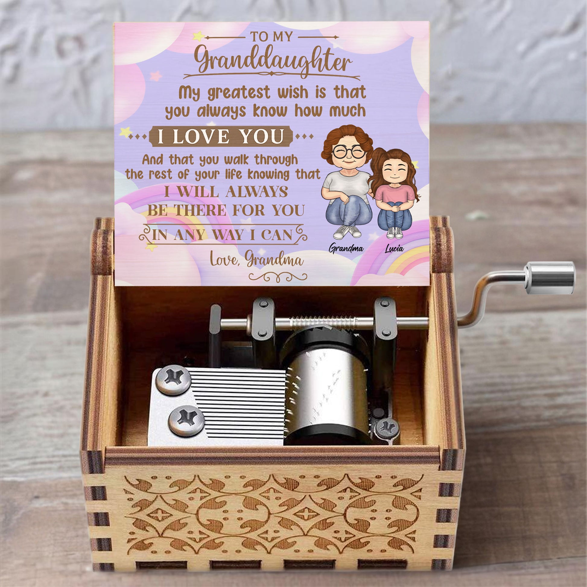 To My Granddaughter, Love From Grandma