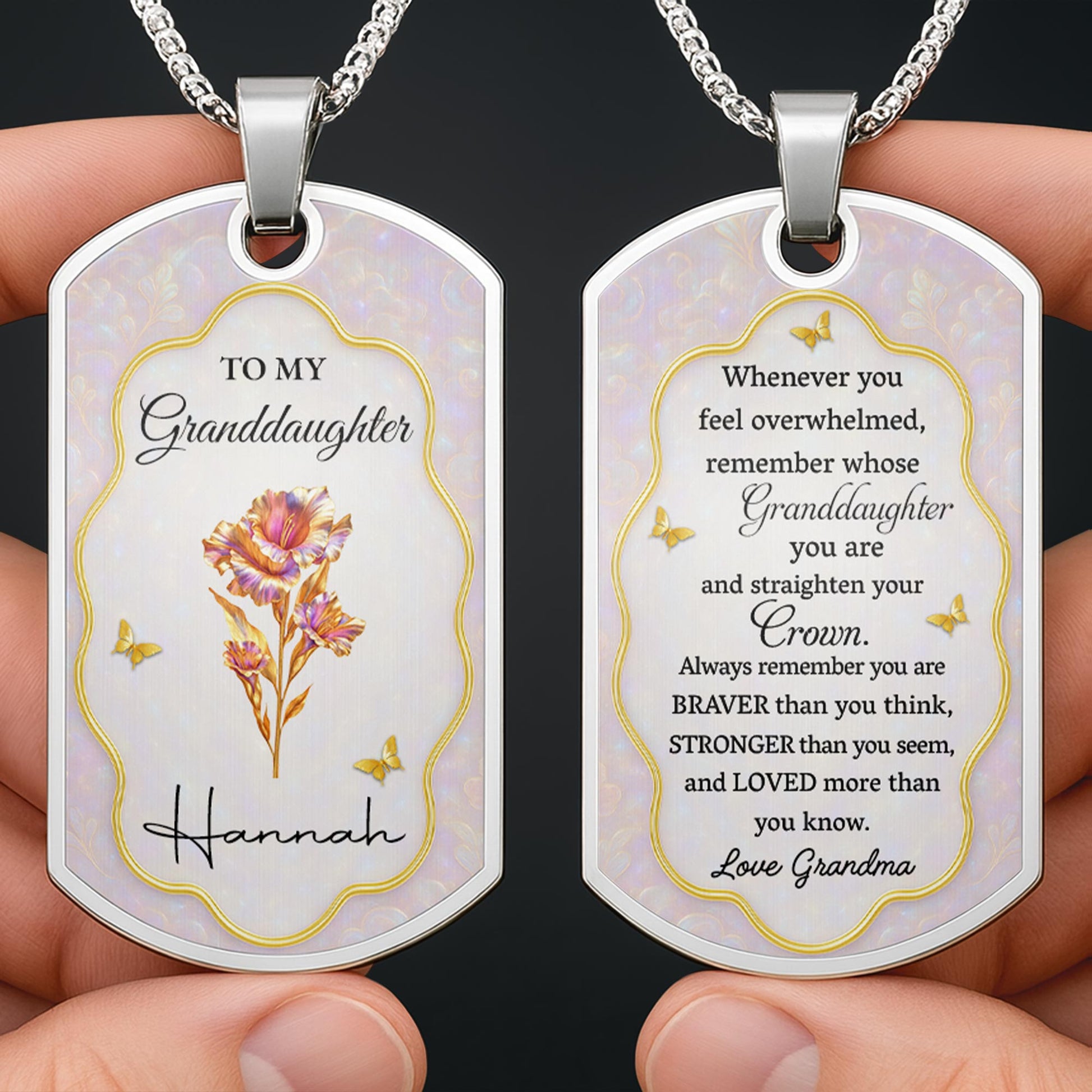 To My Granddaughter, Feel Overwhelmed, Remember Whose Granddaughter You Are