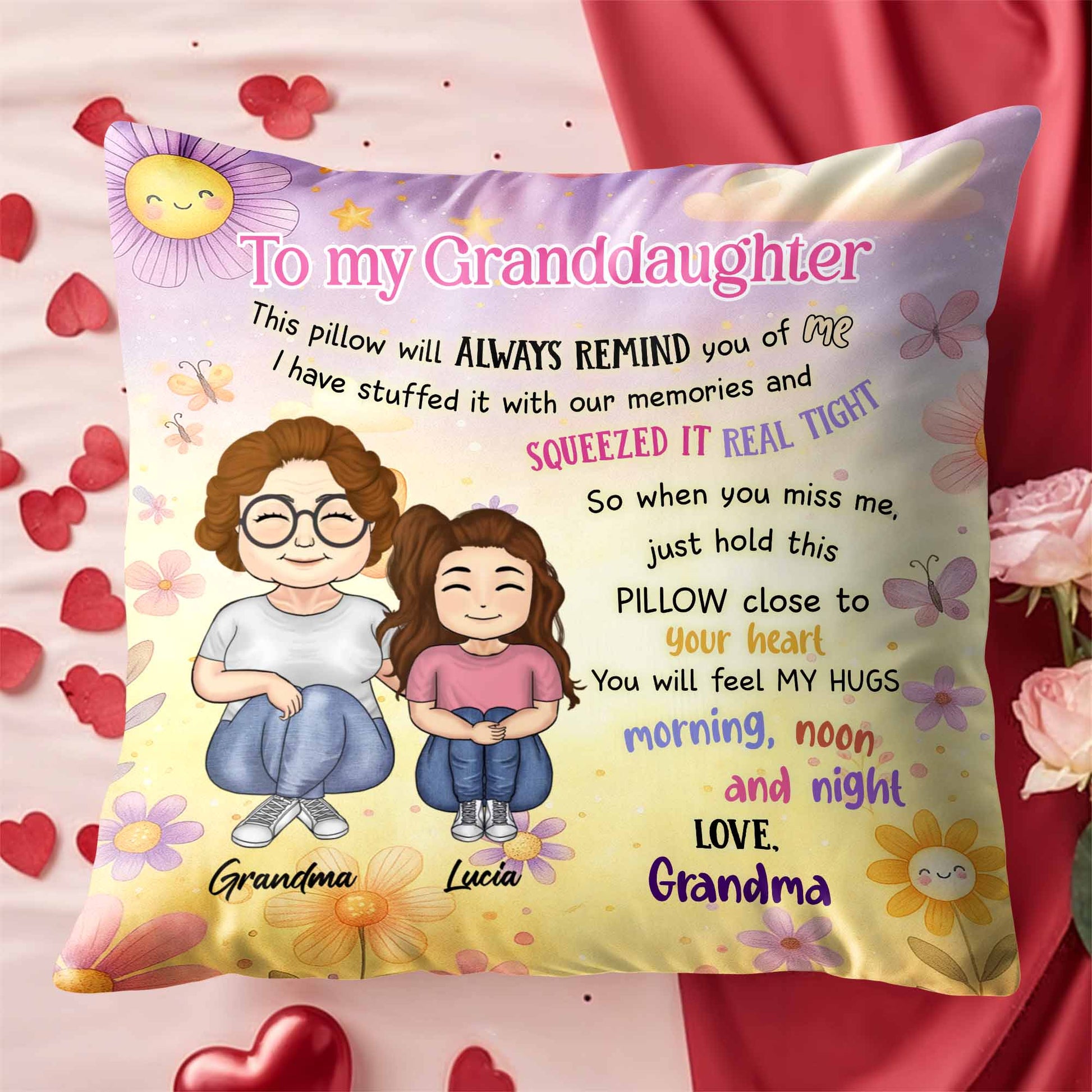 This Pillow Will Always Remind You of Me, Hugs Morning, Noon, And Night
