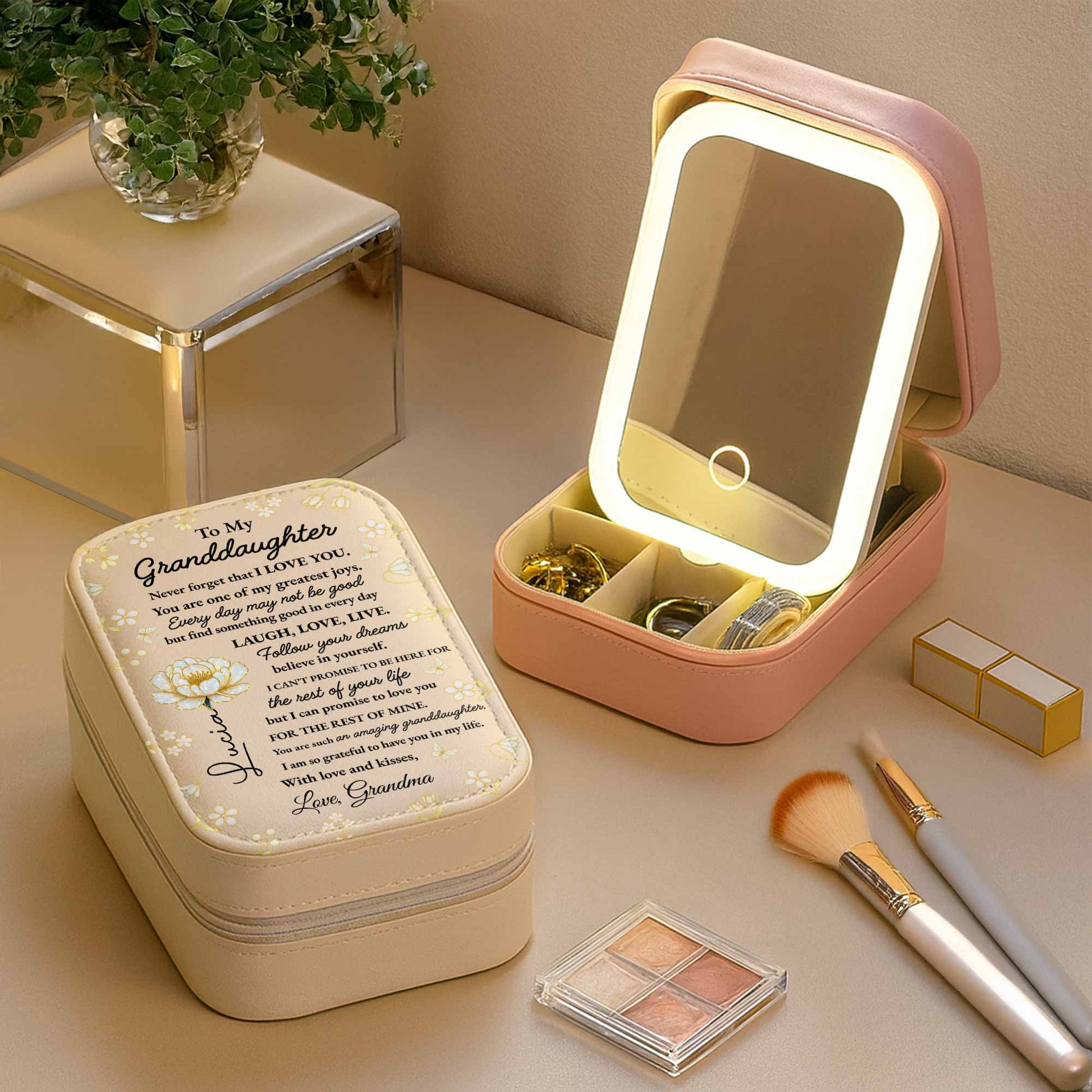 To My Granddaughter, Never Forget That I Love You, Flowers