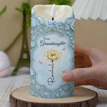 To My Granddaughter, Love And Encouragement, Rose And Butterflies