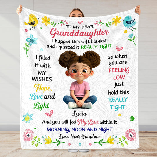 To My Dear Granddaughter, Filled With Love And Light