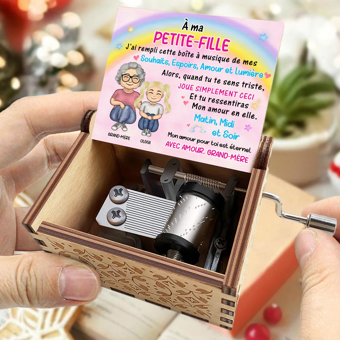Filled With Wishes, Hopes, Love, Grandmother And Granddaughter