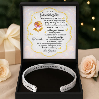 To My Granddaughter, Believe In Yourself, Flowers