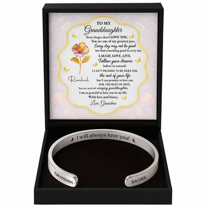 To My Granddaughter, Believe In Yourself, Flowers