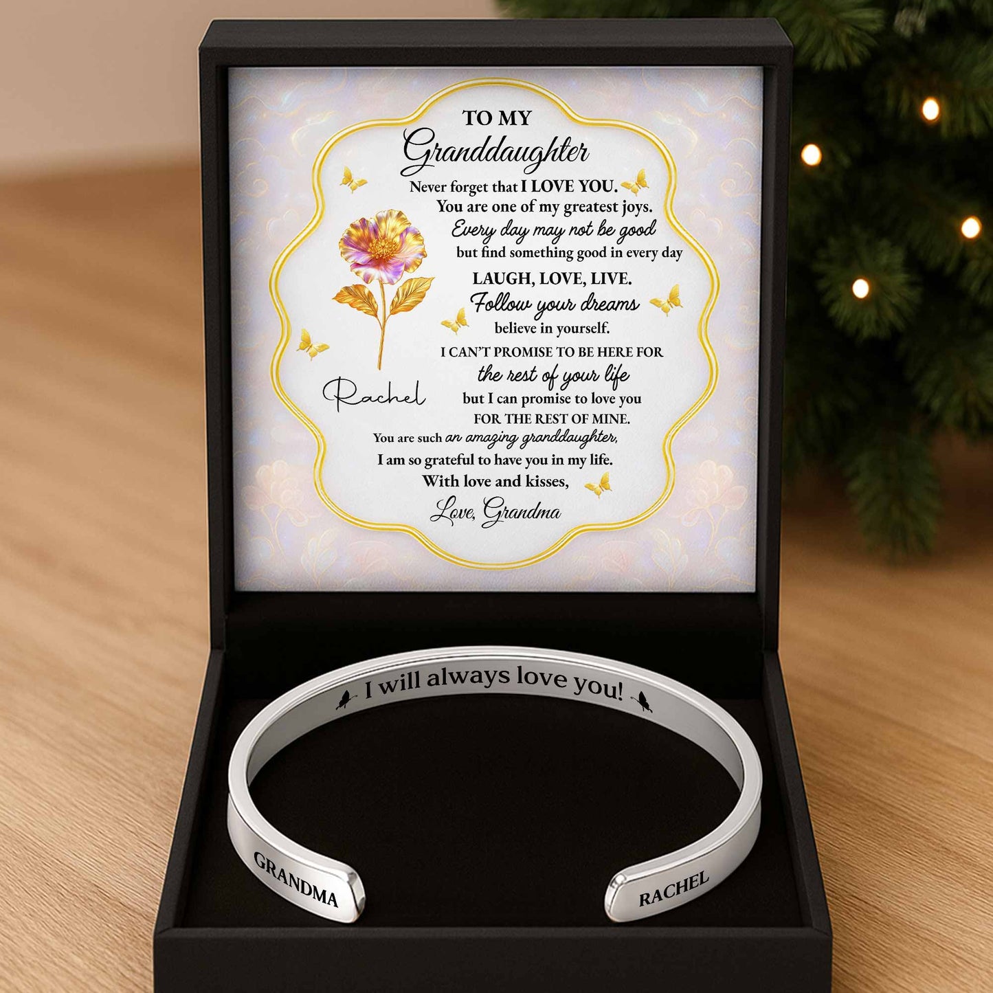 To My Granddaughter, Believe In Yourself, Flowers