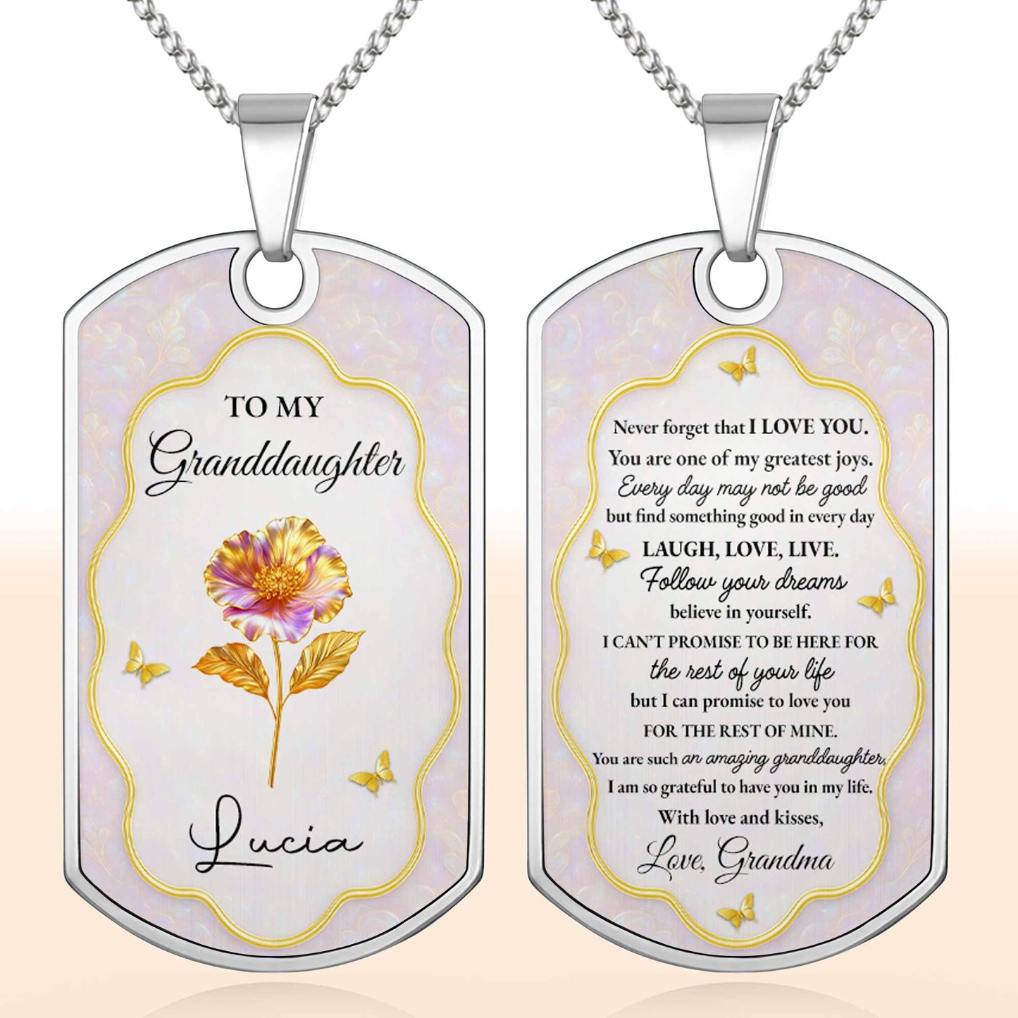 To My Granddaughter, An Everlasting Promise Of Love