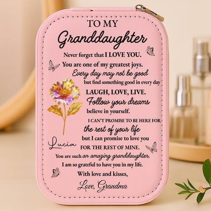 To My Granddaughter, Love Promise Reflective Flowers