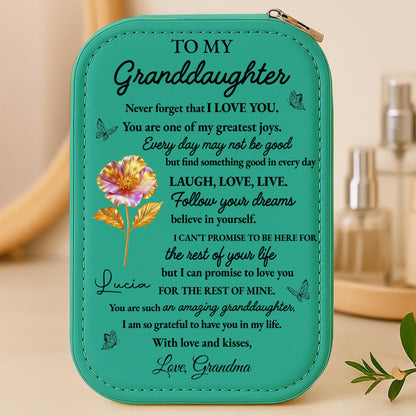 To My Granddaughter, Love Promise Reflective Flowers