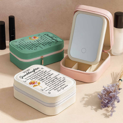 To My Granddaughter, Love Promise Reflective Flowers