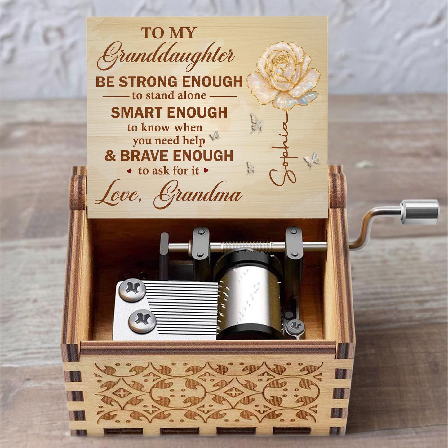 To My Granddaughter, Be Strong, Smart, & Brave