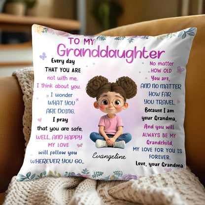 To My Granddaughter, Love Will Follow You Wherever You Go