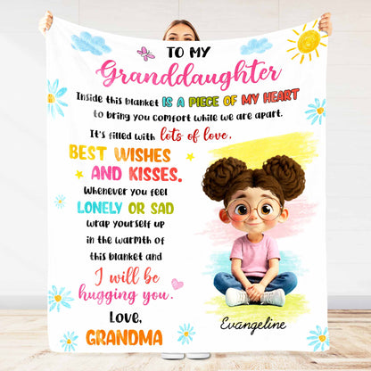 To My Granddaughter, Lots Of Love And Warm Hugs
