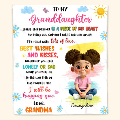 To My Granddaughter, Lots Of Love And Warm Hugs