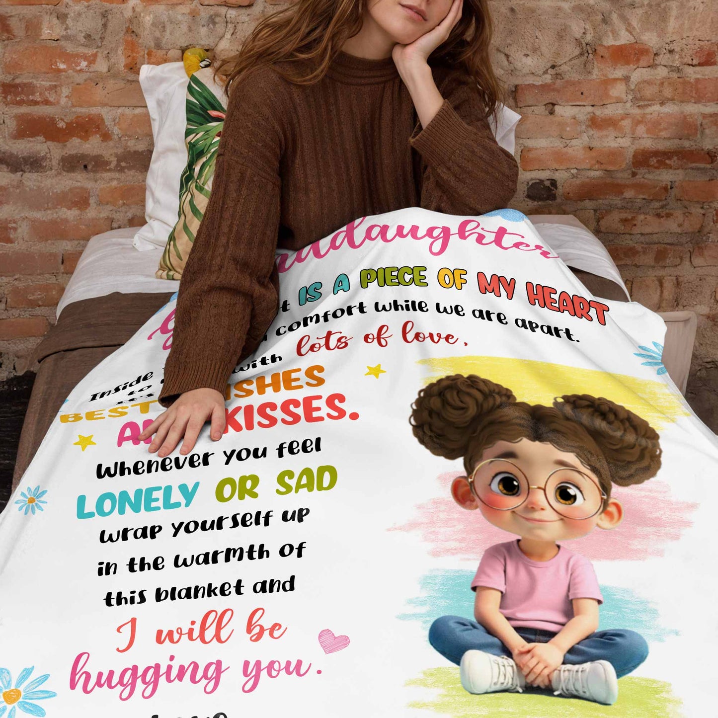 To My Granddaughter, Lots Of Love And Warm Hugs