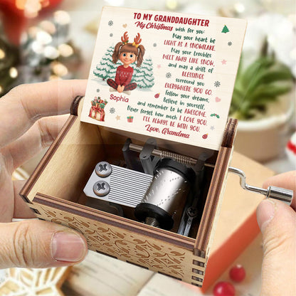 To My Granddaughter, Christmas Blessings With Love
