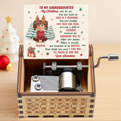 To My Granddaughter, Christmas Blessings With Love