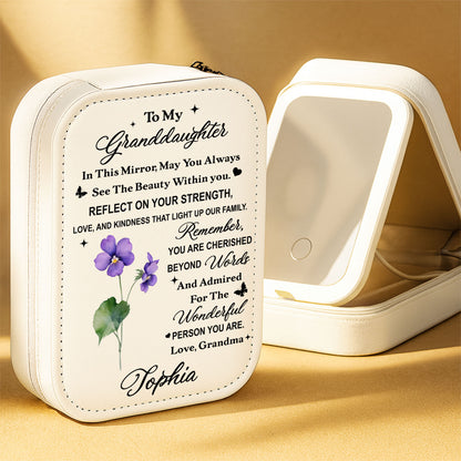 To My Granddaughter, Reflect On Your Strength And Flowers