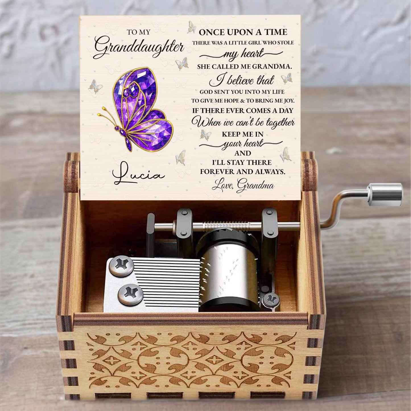 Once Upon A Time, Butterfly, Love From Grandma