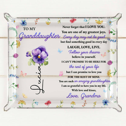 To My Granddaughter, Love and Flowers