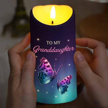 To My Granddaughter, Believe In Yourself With Butterflies