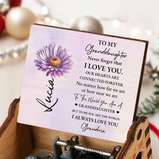 To My Granddaughter, Never Forget That I Love You, Flower