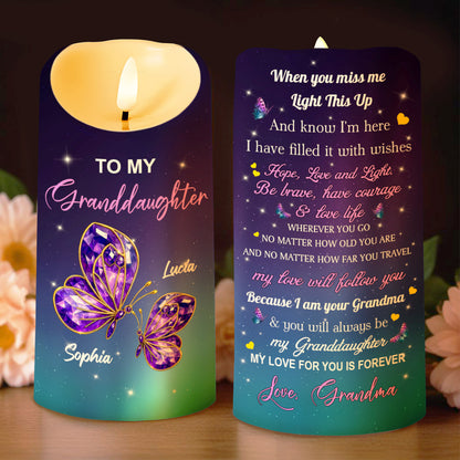 To My Granddaughter, Butterflies And Stars