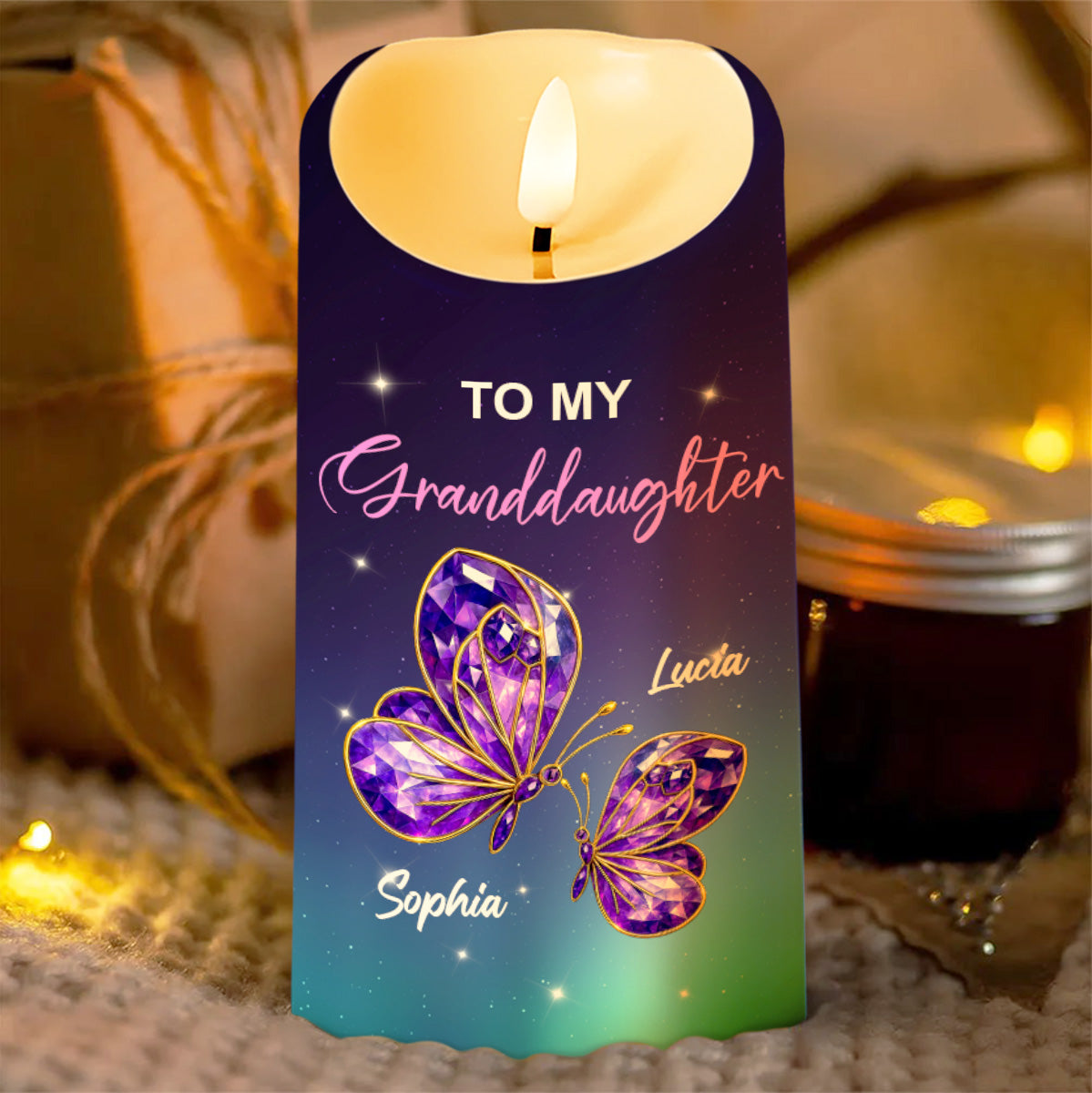 To My Granddaughter, Butterflies And Stars