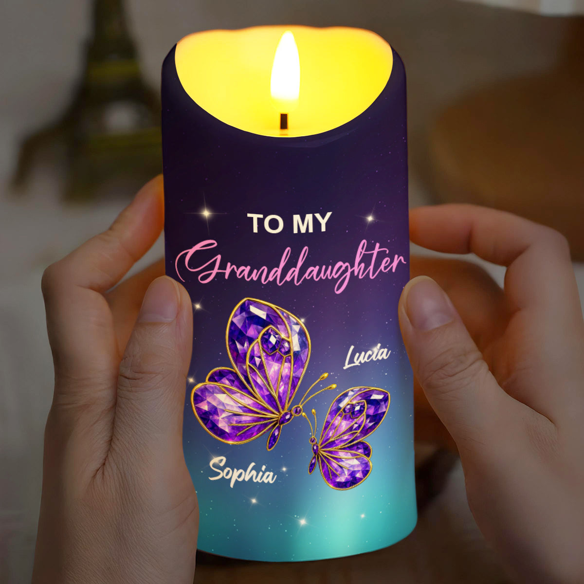 To My Granddaughter, Butterflies And Stars