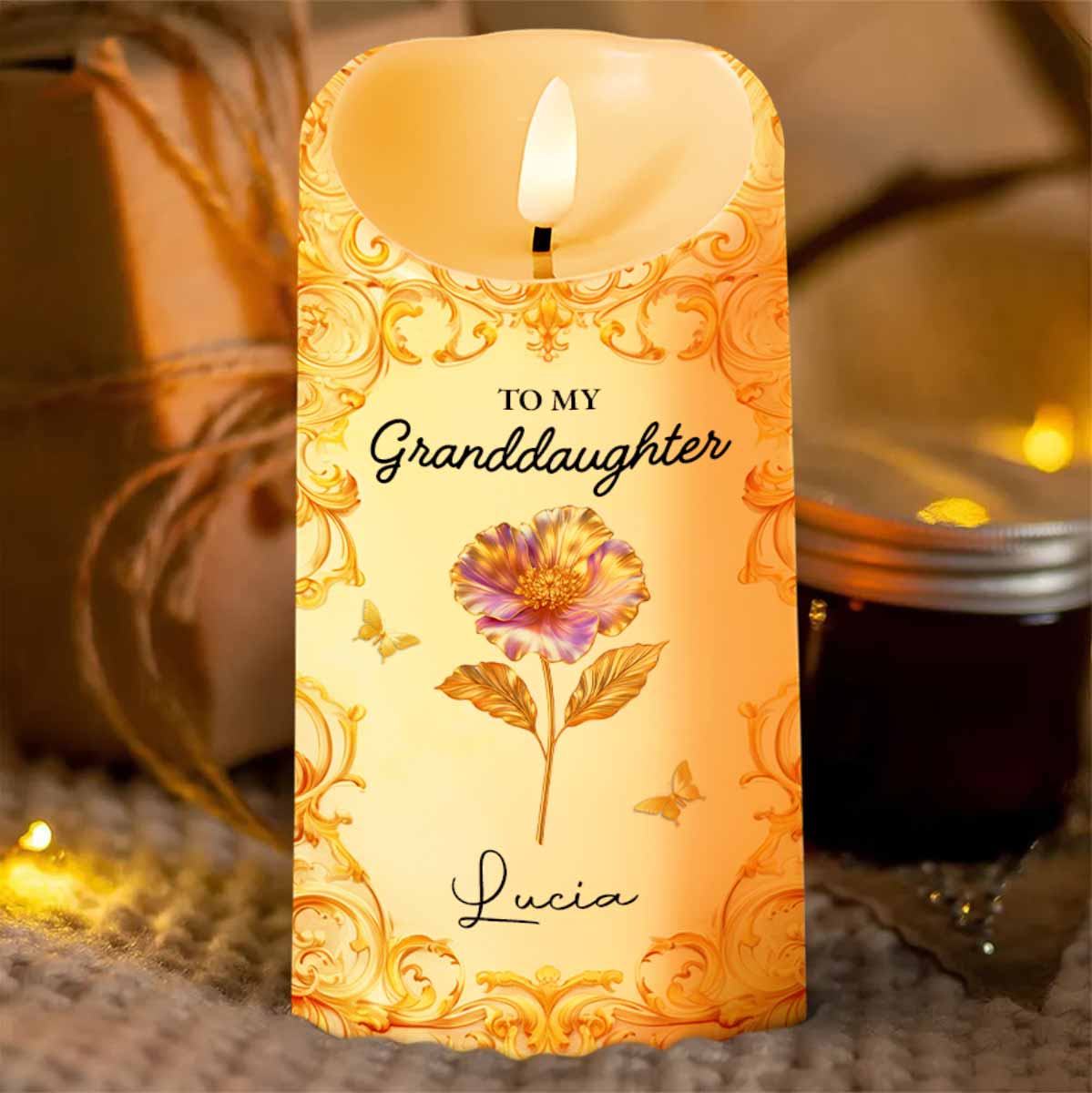 To My Granddaughter, Straighten Your Crown With Flowers