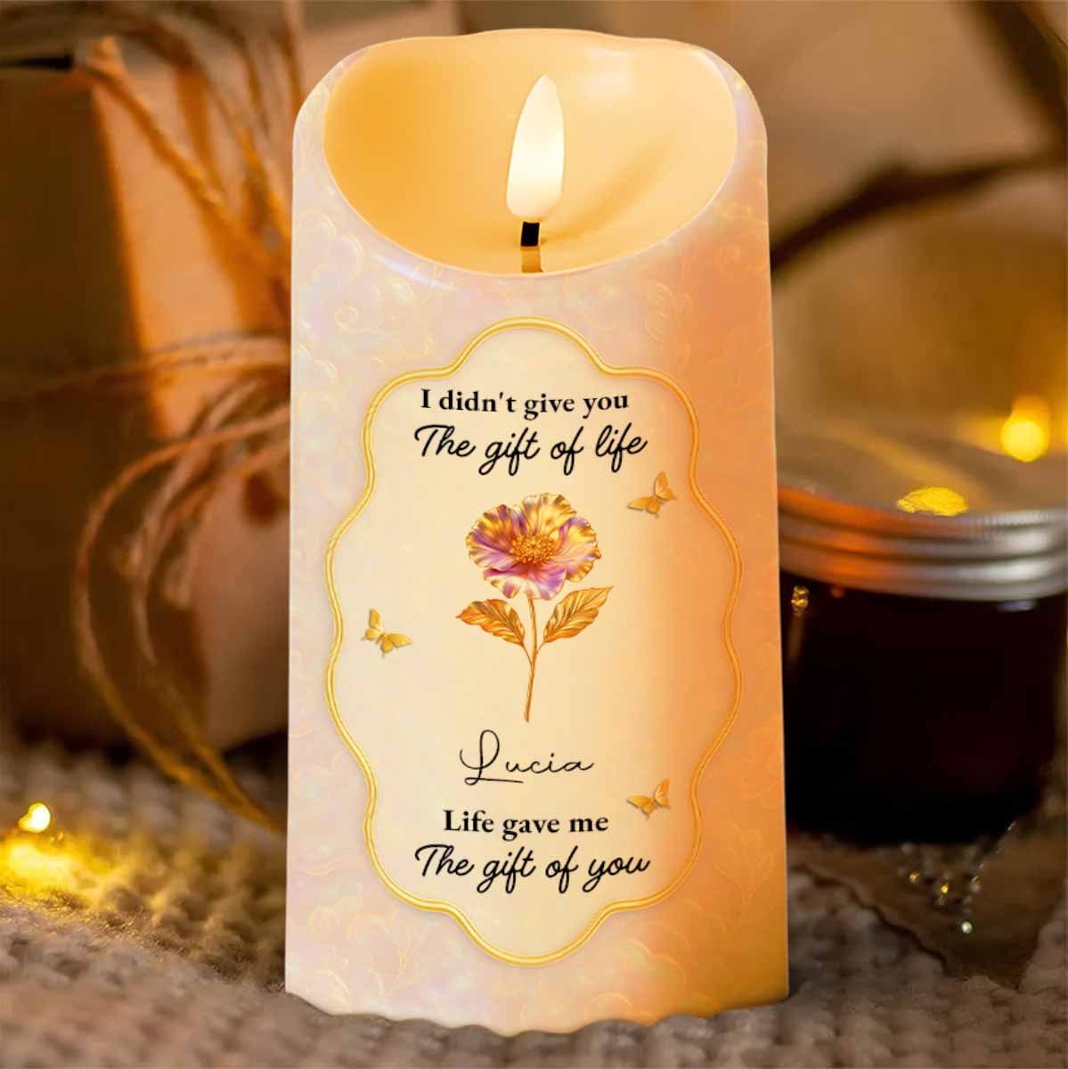 To My Granddaughter, Love That Will Always Stay, Flowers and Butterflies