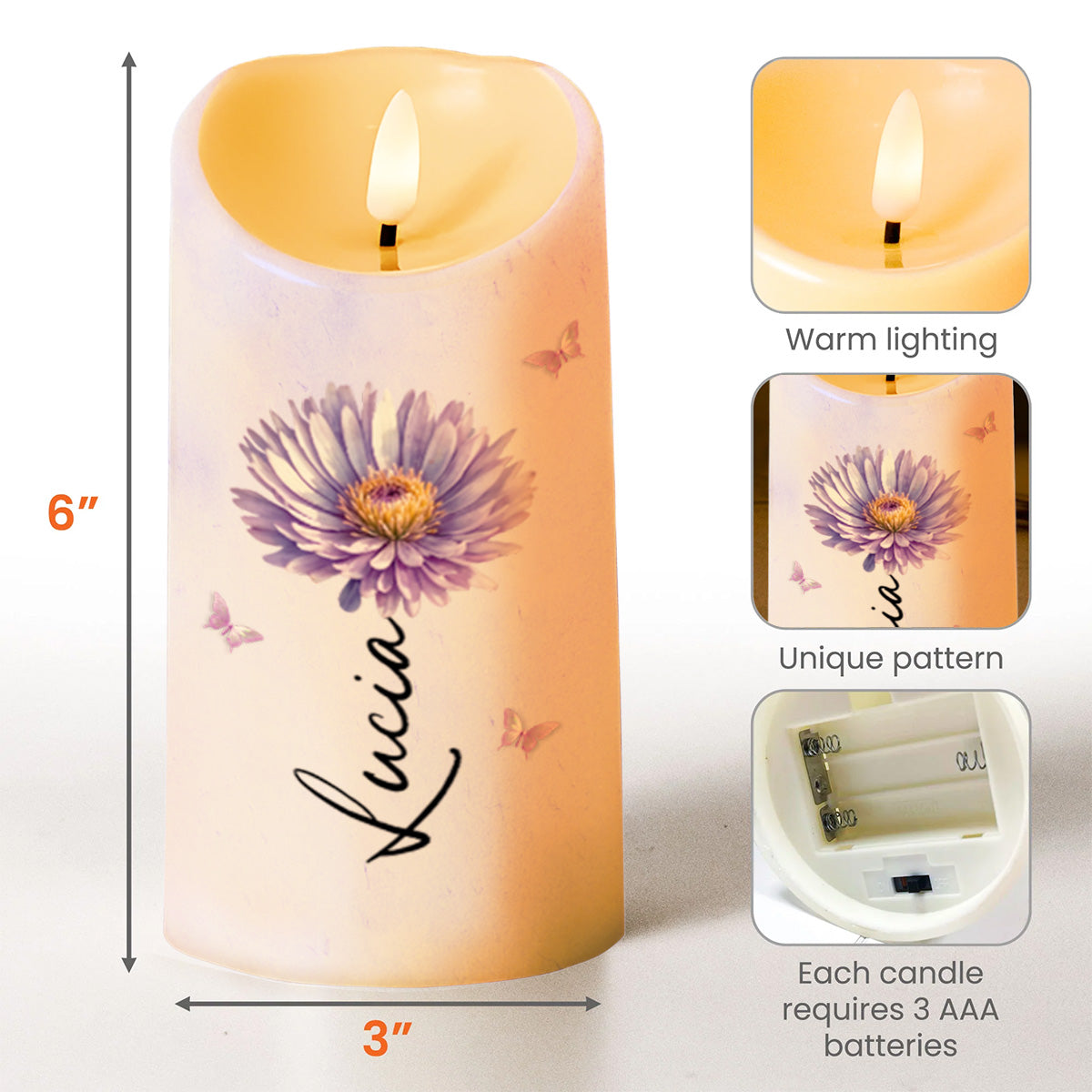 To My Granddaughter Love Message With Flower And Butterfly