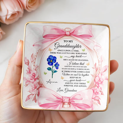 To My Granddaughter, Once Upon A Time With Ribbons And Flowers