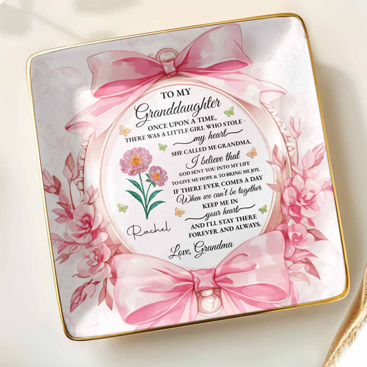 To My Granddaughter, Once Upon A Time With Ribbons And Flowers