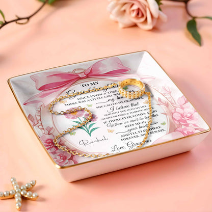 To My Granddaughter, Once Upon A Time With Ribbons And Flowers