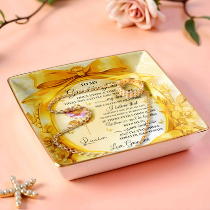 To My Granddaughter, Once Upon A Time, Ribbon and Flowers