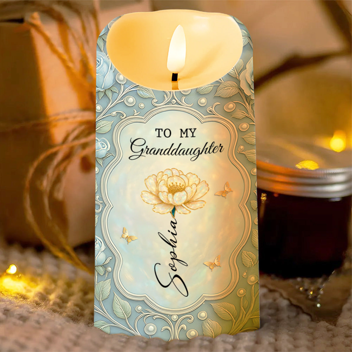 To My Granddaughter, Wherever Your Journey, Flowers, Butterflies