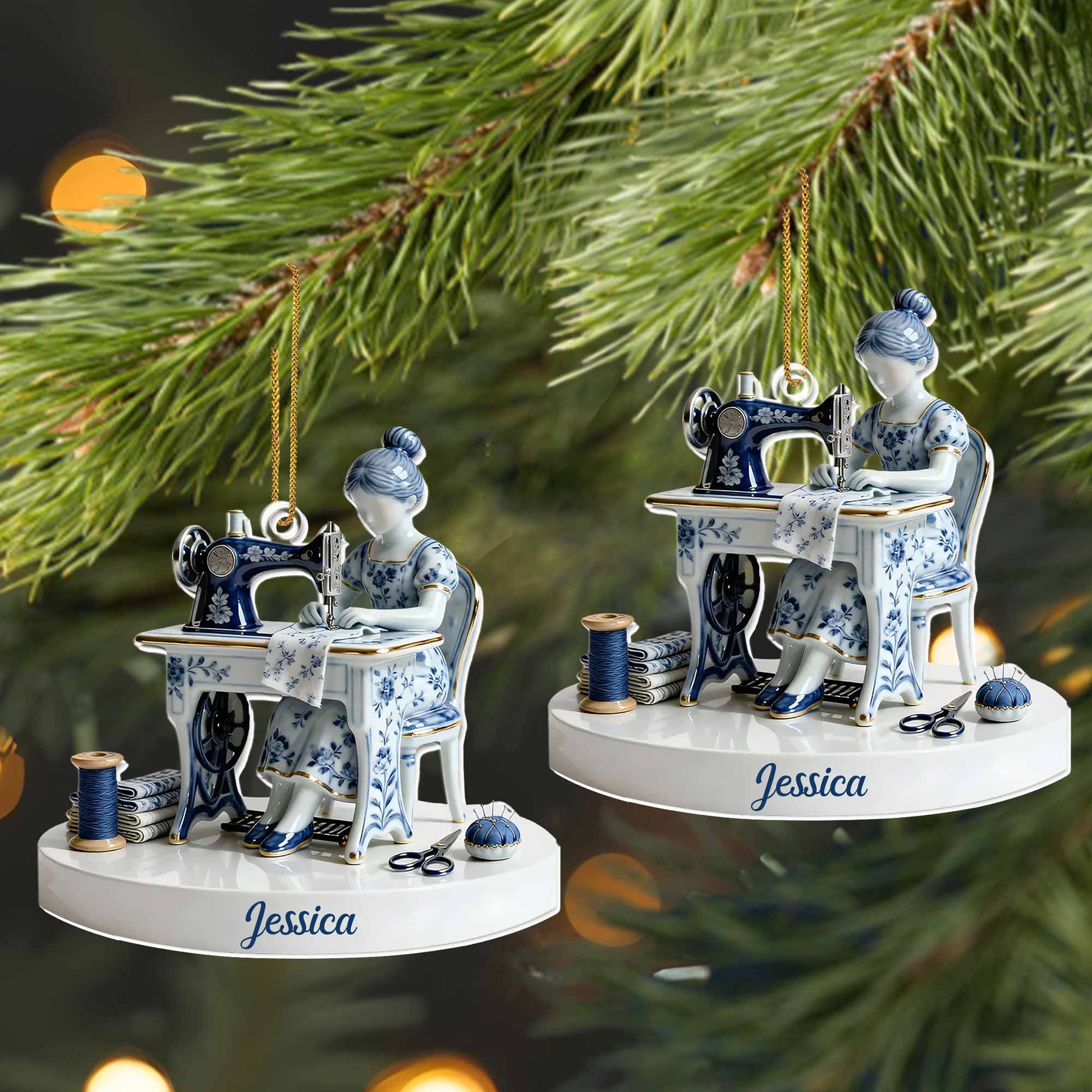 Cherished Art Of Sewing Keepsake With Sewing Machine And Tools