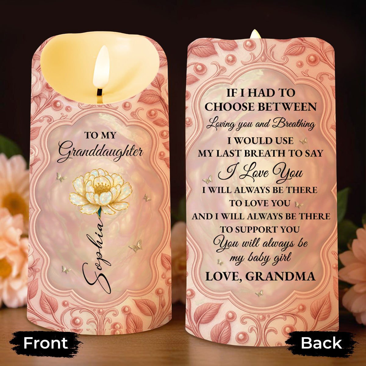 To My Granddaughter, Last Breath to Say I Love You