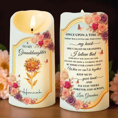 To My Granddaughter, Once Upon A Time, Flowers And Love