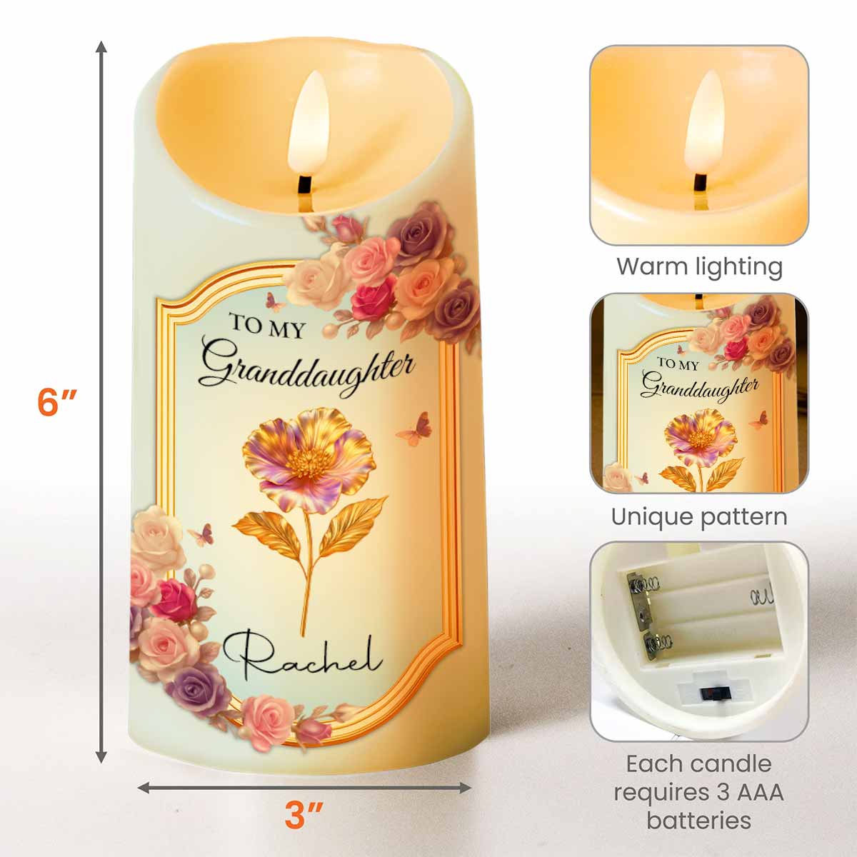 To My Granddaughter, Once Upon A Time, Flowers And Love